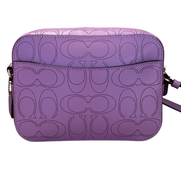 Coach Mini Camera Bag Signature Perforated Leather - Picture 3 of 12